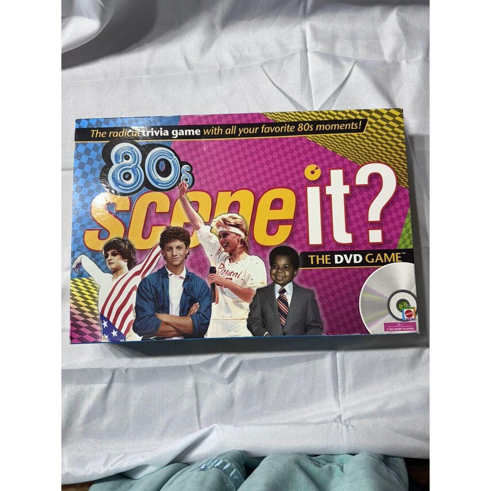 80's Scene It The DVD Game SEALED Mattel ScreenLife 2009 Pop Trivia